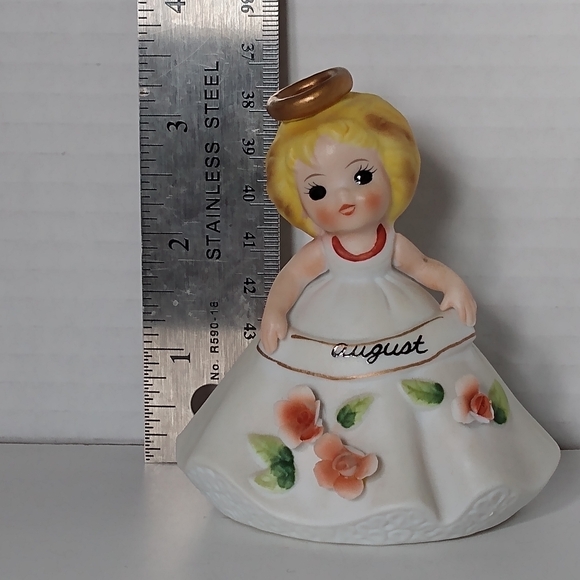 Vintage Angel Josef Original Month of August Angel Figurine - Picture 8 of 8